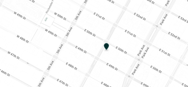 Line Map of NY, NY
